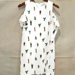 DO+BE Cactus Cold Shoulder Dress